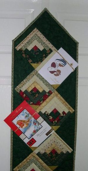 Christmas Card hanger close-up