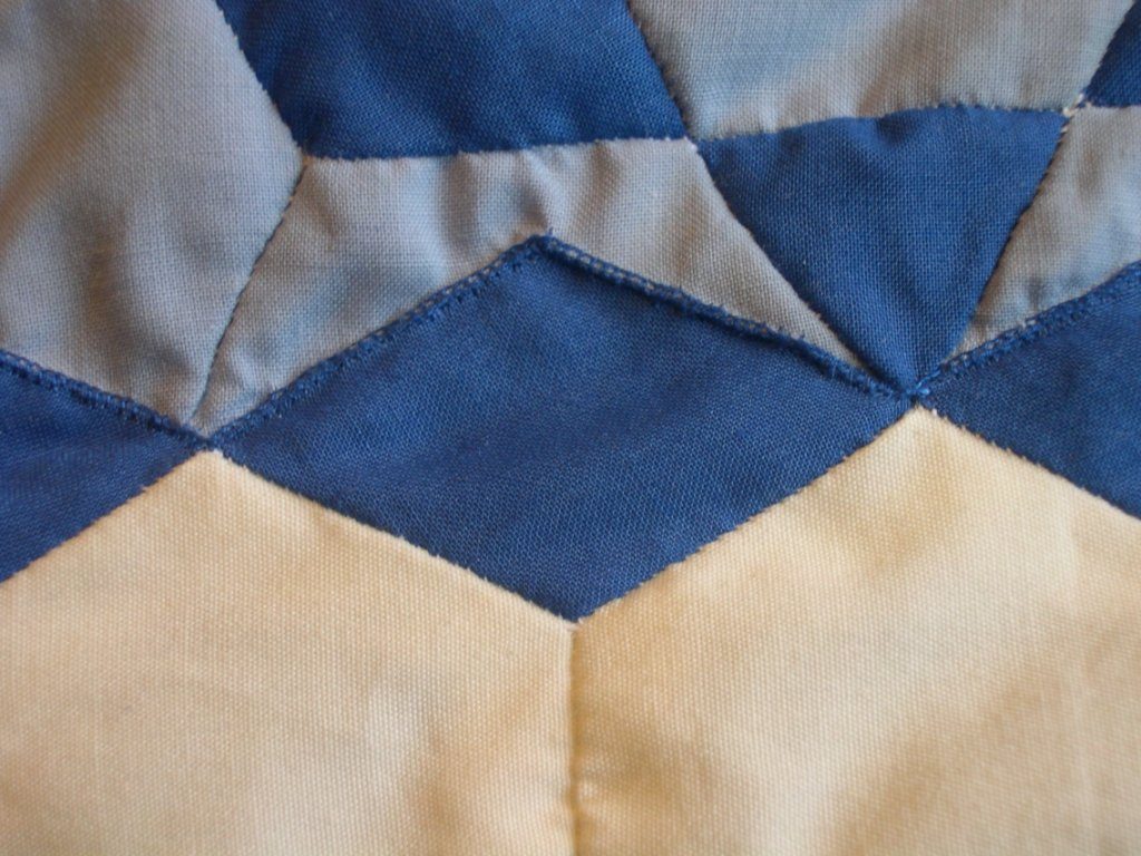 Stitching detail of join