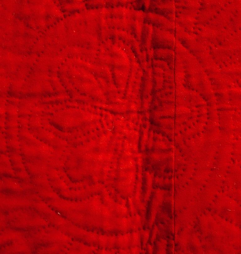 Hand-quilted flower