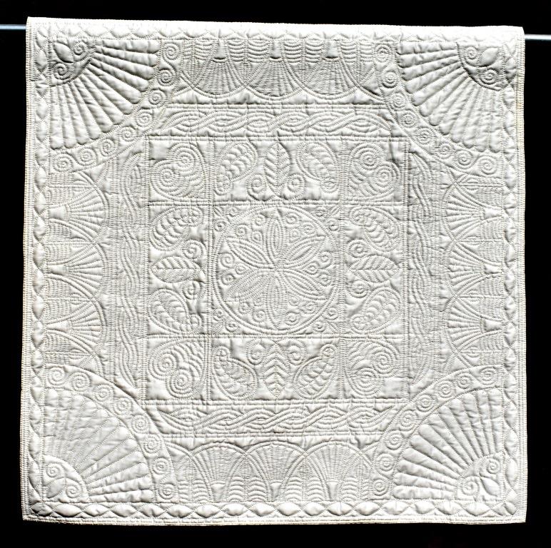 Cream quilt