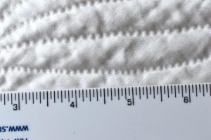 Small stitches with ruler