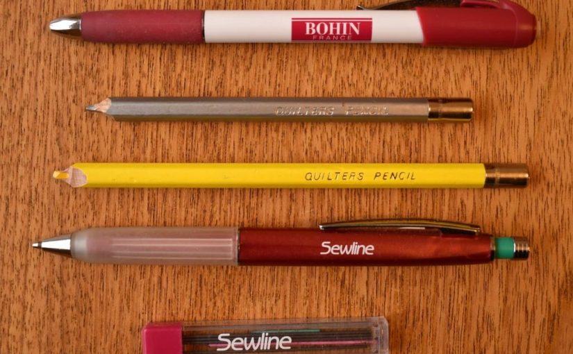 Bohin Mechanical Marking Pencil with White & Dark Green Refills