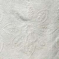 White quilted flower